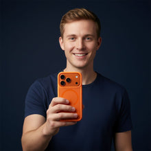 Заредете изображение във визуализатора на галерията – ROAR case MAG BUMPER compatible with MagSafe for IPHONE 18 Pro / 17 Pro orange
