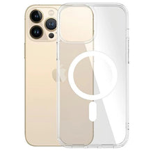Заредете изображение във визуализатора на галерията – PanzerGlass HardCase with MagSafe Antibacterial Military Grade Certified Case for iPhone 13 Pro Max - Transparent
