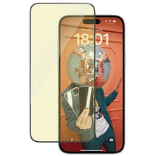 Заредете изображение във визуализатора на галерията – PanzerGlass Ultra-Wide Fit Tempered Glass with Glare and Blue Light Filter with Positioner for iPhone 15 Plus
