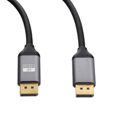 Заредете изображение във визуализатора на галерията – Cable Display Port to Display Port 1.4 Blue Star 4K 120Hz - High Speed, HDR, Ethernet, G-SYNC/FreeSync, 32Gbp, 2 m black
