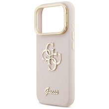 Заредете изображение във визуализатора на галерията – GUESS case for IPHONE 17 Pro GUHCP17LPCS4GSP (Grained PU Big 4G &amp; Stand Camera) pink
