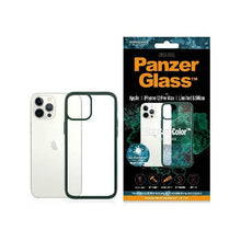 Заредете изображение във визуализатора на галерията – PanzerGlass ClearCase case for iPhone 12 Pro Max - transparent and green
