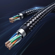 Заредете изображение във визуализатора на галерията – Ugreen NW153 Ethernet RJ45 Cat8 Cable Copper Core 1.5m - Black
