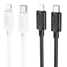 Заредете изображение във визуализатора на галерията – Cable USB C to Lightning Hoco PD 27W 2 m X88 white
