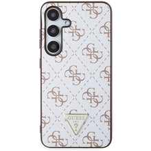 Заредете изображение във визуализатора на галерията – Guess 4G Triangle case for Samsung Galaxy S24 - white
