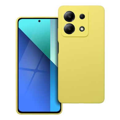 Силиконов гръб 2mm за XIAOMI REDMI NOTE 13 5G лимонено жълт