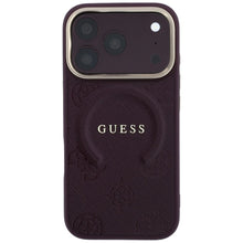 Заредете изображение във визуализатора на галерията – Case for IPHONE 18 Pro Max/17 Pro Max compatible with MagSafe (Saffiano Peony Ring) brown
