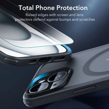 Заредете изображение във визуализатора на галерията – ESR Classic Pro Set Halolock MagSafe case + glass for display and camera for iPhone 15 - black
