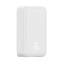 Заредете изображение във визуализатора на галерията – Baseus Magnetic Mini 20000 mAh 20W power bank - white + USB-C / USB-C cable
