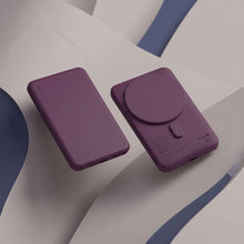 Заредете изображение във визуализатора на галерията – Powerbank compatible with MagSafe Forcell F-Energy Slim F5K9 QC4.0 PD3.0 15W 5000 mAh cherry
