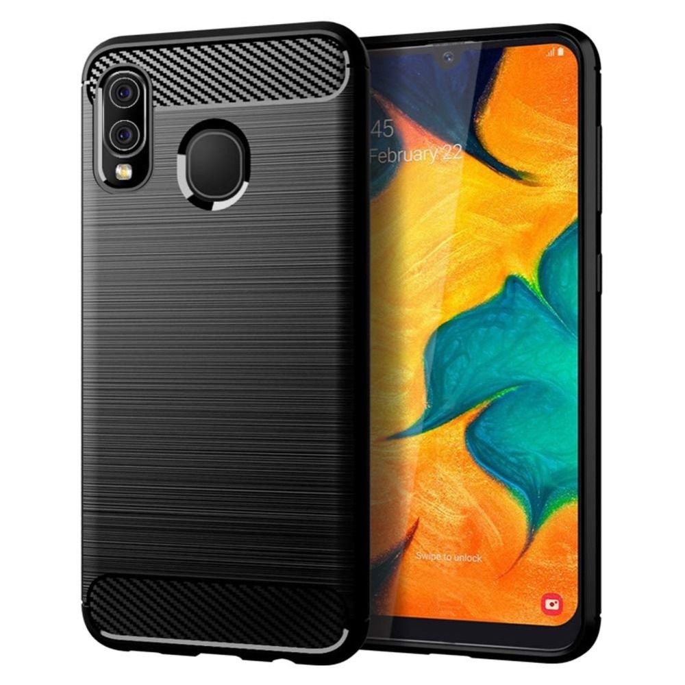 Гръб CARBON за HUAWEI P Smart 2019 черен