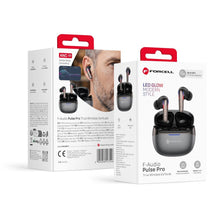 Заредете изображение във визуализатора на галерията – Forcell F-Audio Pulse Pro ANC + ENC Wireless In-Ear TWS Earbuds black
