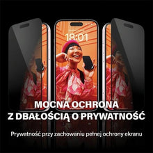 Заредете изображение във визуализатора на галерията – PanzerGlass Privacy Bundle 3in1 Transparent Case + Privacy Glass + Camera Protector for iPhone 15 Pro Max
