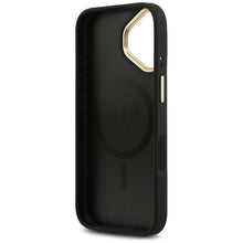 Заредете изображение във визуализатора на галерията – GUESS case for IPHONE 17 compatible with MagSafe GUHMP17SP4MSEGCK (PU 4G W/ Classic) black
