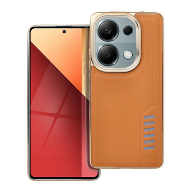 Гръб MILANO за XIAOMI Redmi Note 13 Pro 4G / POCO M6 Pro 4G кафяв