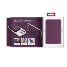 Заредете изображение във визуализатора на галерията – Powerbank compatible with MagSafe Forcell F-Energy Slim F5K9 QC4.0 PD3.0 15W 5000 mAh cherry
