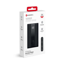 Заредете изображение във визуализатора на галерията – FORCELL F-ENERGY P10K2 Energo powerbank PD QC3.0 3A 22,5W 10000 mAh black
