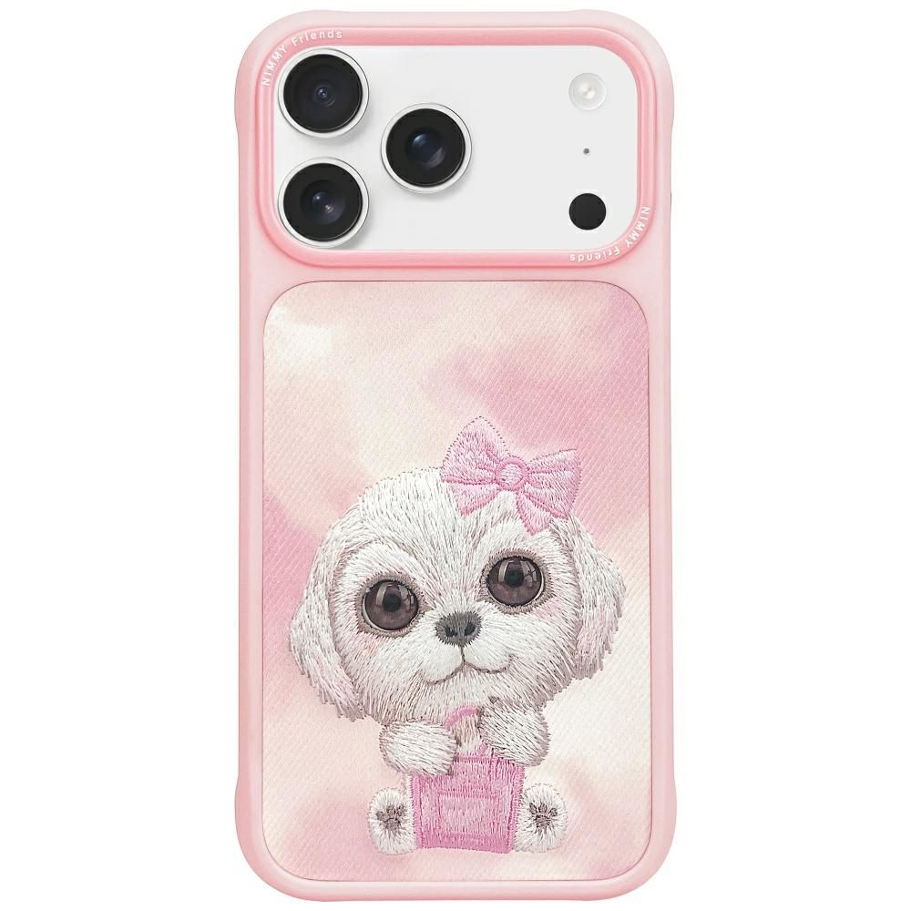 NIMMY case BIG EYED PET 2.0 Dog for IPHONE 17 pink