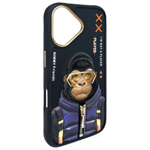 Заредете изображение във визуализатора на галерията – NIMMY case COOL&amp;CUTE 2.0 Monkey for IPHONE 16 black
