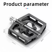Заредете изображение във визуализатора на галерията – Rockbros PD15-BK Aluminum Alloy Bicycle Pedal Set - Black
