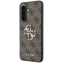 Заредете изображение във визуализатора на галерията – GUESS case for SAMSUNG Galaxy A37 GUHCSA374GMGBR (4G Big Metal Logo) brown
