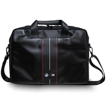 Заредете изображение във визуализатора на галерията – BMW Carbon &amp; Red Stripes bag for a 16" laptop - black
