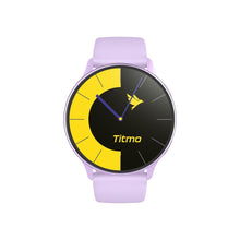 Заредете изображение във визуализатора на галерията – Smartwatch TITMO O-200 (GPS, AMOLED, bluetooth call, silicone strap) lavender
