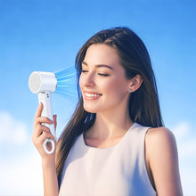 Заредете изображение във визуализатора на галерията – HOCO handheld folding fan HX61 white
