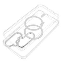Заредете изображение във визуализатора на галерията – Case for Samsung S25 FE / S26 FE Frame Clear Hybrid Mag Cover compatible with MagSafe transparent

