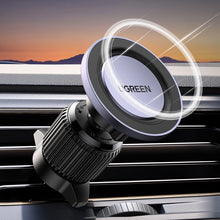 Заредете изображение във визуализатора на галерията – Ugreen LP428 magnetic car phone holder for air vent - black
