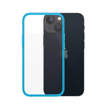 Заредете изображение във визуализатора на галерията – PanzerGlass ClearCase antibacterial Military Grade certified case for iPhone 13 mini - transparent blue
