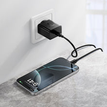Заредете изображение във визуализатора на галерията – Phone charger Hoco USB C QC PD 45W N77 black
