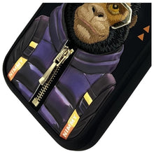 Заредете изображение във визуализатора на галерията – NIMMY case COOL&amp;CUTE 2.0 Monkey for IPHONE 16 Pro black

