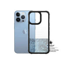 Заредете изображение във визуализатора на галерията – PanzerGlass ClearCase antibacterial Military Grade certified case for iPhone 13 Pro - transparent and black
