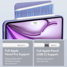 Заредете изображение във визуализатора на галерията – ESR Rebound Hybrid case for iPad Air 13'' 2024 - purple
