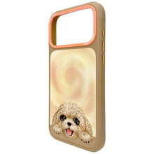 Заредете изображение във визуализатора на галерията – NIMMY case BIG EYED LYING TEDDY POODLE compatible with MagSafe for IPHONE 18 Pro/17 Pro brown
