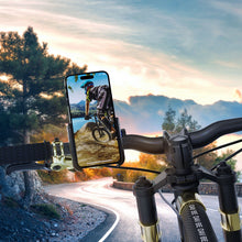 Заредете изображение във визуализатора на галерията – 3mk Steel Bike Holder Bicycle Phone Holder - Black
