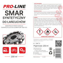 Заредете изображение във визуализатора на галерията – Synthetic chain lubricant PRO-LINE spray 200ml
