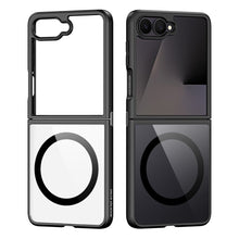 Заредете изображение във визуализатора на галерията – DUX DUCIS case AIMO MAG compatible with MagSafe for SAMSUNG Z Flip 8 black
