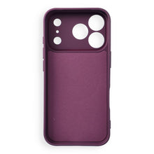 Заредете изображение във визуализатора на галерията – Case for iPhone 18 Pro / 17 Pro Silicone Mag Cover compatible with MagSafe (camera protection) dark cherry
