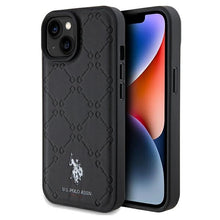 Заредете изображение във визуализатора на галерията – US Polo Assn. Case Yoke Pattern for iPhone 15 / 14 / 13 - black
