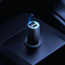 Заредете изображение във визуализатора на галерията – 3mk Hyper Car Charger USB-C USB-A 100W - silver
