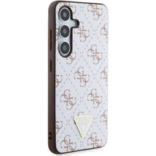 Заредете изображение във визуализатора на галерията – Guess 4G Triangle case for Samsung Galaxy S24 - white
