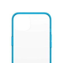 Заредете изображение във визуализатора на галерията – PanzerGlass ClearCase antibacterial case with Military Grade certificate for iPhone 13 / 14 / 15 - transparent blue
