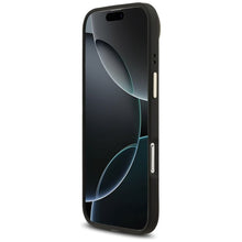 Заредете изображение във визуализатора на галерията – GUESS case for IPHONE 17 Air compatible with MagSafe GUHMP17MPSAMSECK (PU W/ Peony Hot Stamp) black
