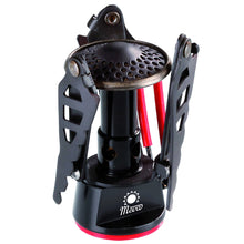 Заредете изображение във визуализатора на галерията – The lightest tourist stove for gas cartridges (valve or thread) SPARK 80gram 2.6kW
