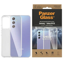 Заредете изображение във визуализатора на галерията – PanzerGlass HardCase antibacterial Military Grade certified case for Samsung Galaxy A34 5G - transparent
