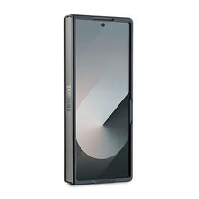 Заредете изображение във визуализатора на галерията – DKNY case for SAMSUNG Z Fold 6 DKHCZFD6PCPTSSK (HC PU Chequered Pattern W/ Printed Stripes) black
