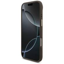 Заредете изображение във визуализатора на галерията – GUESS case for IPHONE 17 Air compatible with MagSafe GUHMP17MP4G4DCSW (PU W/ Strass Logo &amp; Big Strap Metal Buttons) brown
