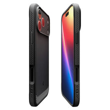 Заредете изображение във визуализатора на галерията – SPIGEN case RUGGED ARMOR MAG compatible with MagSafe for IPHONE 17 Pro matte black
